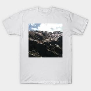 Rock formation reaching out to the sky T-Shirt